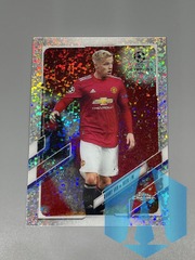 2020-21 Topps Chrome Champions League Speckle #82 Donny Van de Beek Manchester U